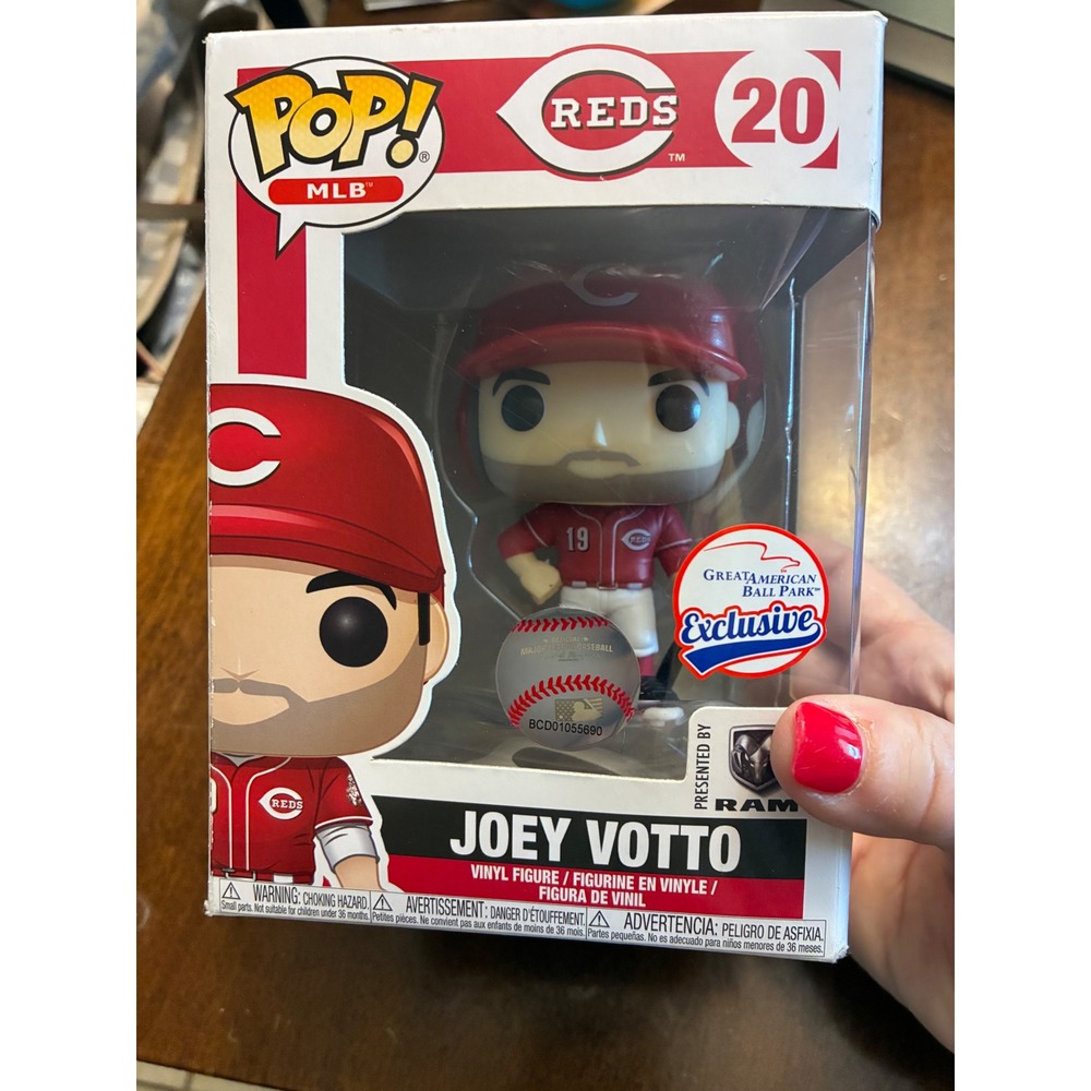 Funko Pop MLB Cincinnati Reds Joey Votto #20 Great American Ball Park Exclusive